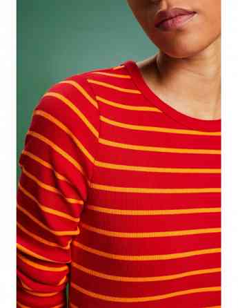ESPRIT - Striped Rib-Knit Top Tbilisi