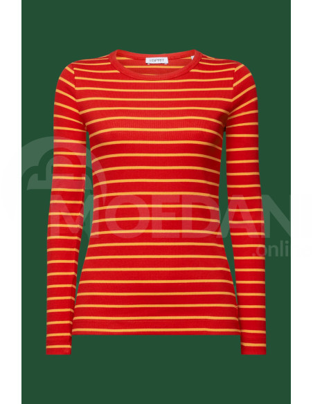 ESPRIT - Striped Rib-Knit Top Тбилиси - изображение 6