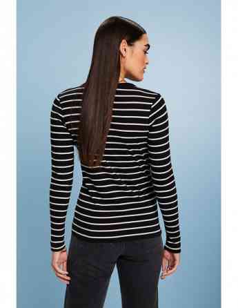 ESPRIT - Striped Rib-Knit Top Tbilisi