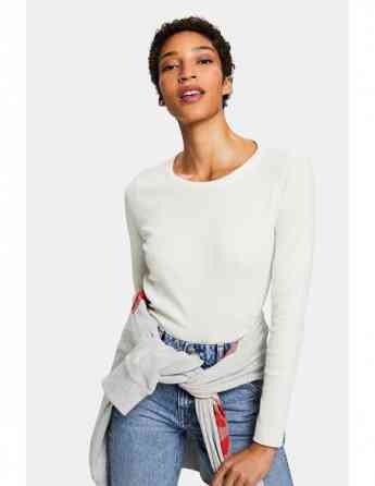 ESPRIT - Ribbed Crewneck Top Tbilisi