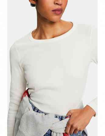 ESPRIT - Ribbed Crewneck Top Tbilisi