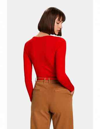 ESPRIT - Ribbed Crewneck Top Tbilisi