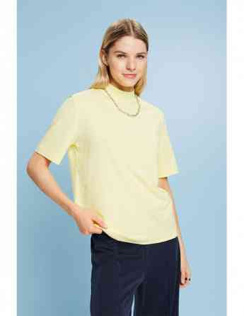 ESPRIT - Mock Neck Jersey T-Shirt Tbilisi