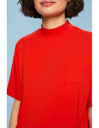 ESPRIT - Mock Neck Jersey T-Shirt Tbilisi