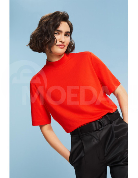 ESPRIT - Mock Neck Jersey T-Shirt Tbilisi - photo 5