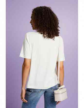 ESPRIT - Mock Neck Jersey T-Shirt Tbilisi