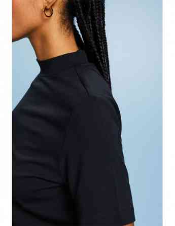 ESPRIT - Mock Neck Jersey T-Shirt Tbilisi