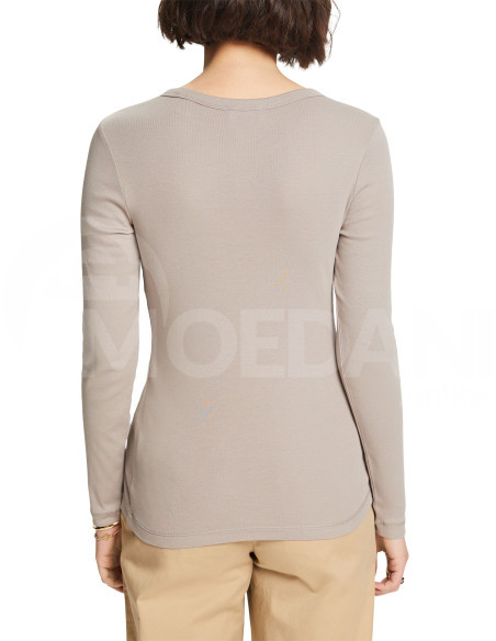ESPRIT - Long-Sleeve Cotton Jersey T-Shirt თბილისი - photo 2