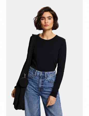 ESPRIT - Long-Sleeve Cotton Jersey T-Shirt Tbilisi