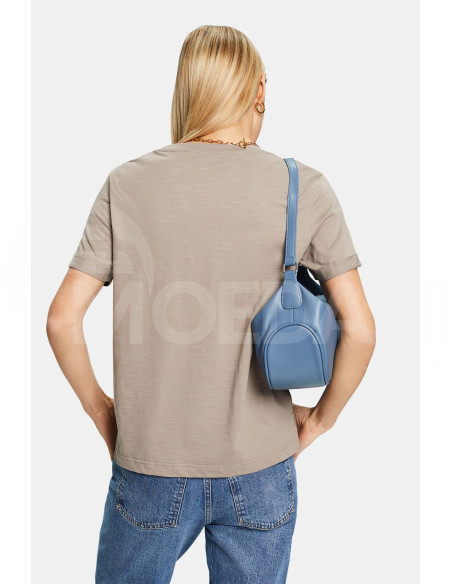 ESPRIT - Scoop Neck Slub T-Shirt Tbilisi - photo 4