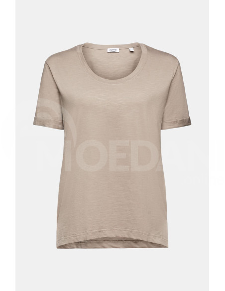 ESPRIT - Scoop Neck Slub T-Shirt Tbilisi - photo 6