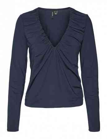 Vero Moda - VMHANNA BIANCA LS V-NECK TOP JRS POP2 Tbilisi