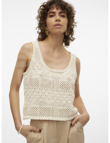 Vero Moda - VMAMALFI SL U-NECK SHORT PULLOVER GA თბილისი - photo 4