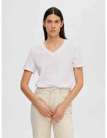 SELECTED FEMME - SLFESSENTIAL SS V-NECK TEE NOOS Tbilisi