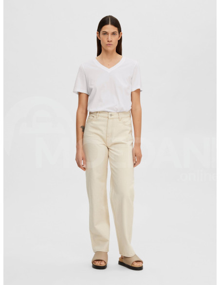 SELECTED FEMME - SLFESSENTIAL SS V-NECK TEE NOOS Tbilisi - photo 3