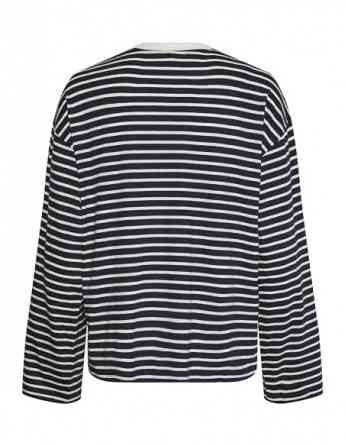 Pieces - PCJUPITER LS STRIPE TOP Tbilisi