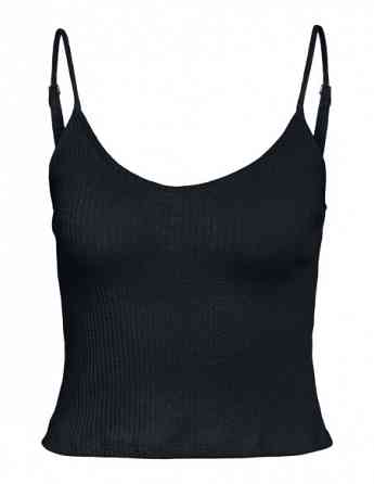 Noisy May - NMGILL S/L V-NECK RIB TOP JRS Tbilisi