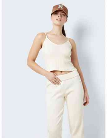 Noisy May - NMGILL S/L V-NECK RIB TOP JRS Tbilisi