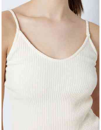 Noisy May - NMGILL S/L V-NECK RIB TOP JRS Tbilisi