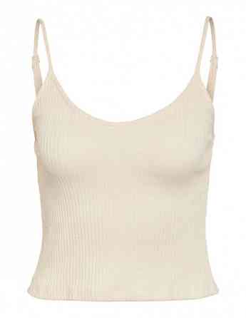 Noisy May - NMGILL S/L V-NECK RIB TOP JRS Tbilisi