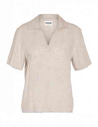 Noisy May - NMLEILANI S/S POLO TOP WVN NOOS Tbilisi
