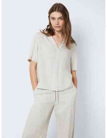 Noisy May - NMLEILANI S/S POLO TOP WVN NOOS Tbilisi