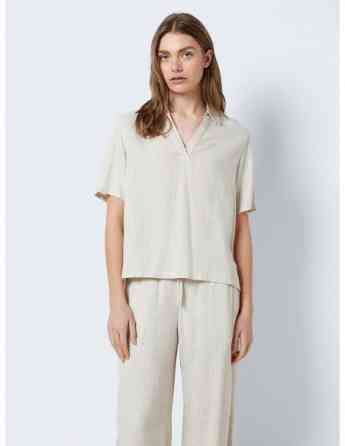 Noisy May - NMLEILANI S/S POLO TOP WVN NOOS Tbilisi