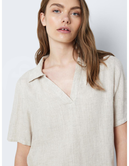 Noisy May - NMLEILANI S/S POLO TOP WVN NOOS Tbilisi - photo 4