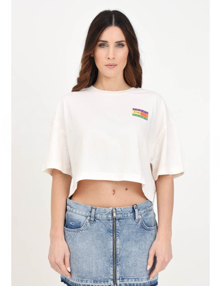 Tommy Jeans - TJW OVS CRP SUMMER FLAG TEE Тбилиси - изображение 1