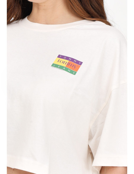 Tommy Jeans - TJW OVS CRP SUMMER FLAG TEE Тбилиси - изображение 4