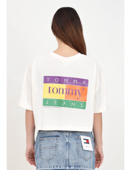 Tommy Jeans - TJW OVS CRP SUMMER FLAG TEE Тбилиси - изображение 3