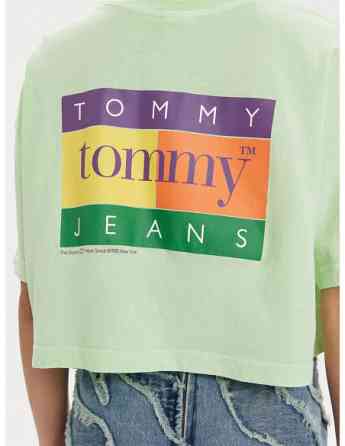Tommy Jeans - TJW OVS CRP SUMMER FLAG TEE Tbilisi