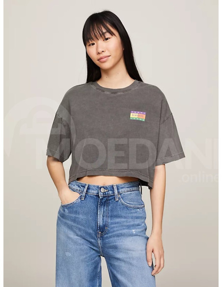 Tommy Jeans - TJW OVS CRP SUMMER FLAG TEE Тбилиси - изображение 1