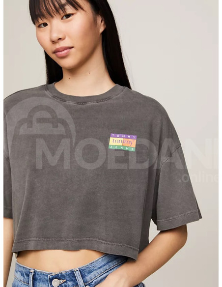 Tommy Jeans - TJW OVS CRP SUMMER FLAG TEE Тбилиси - изображение 3