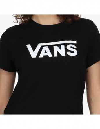 VANS - Vans Drop V Crew-B Black Women's T-Shirt Tbilisi