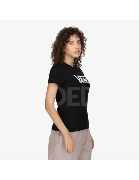 VANS - Vans Drop V Crew-B Black Women's T-Shirt Tbilisi - photo 3