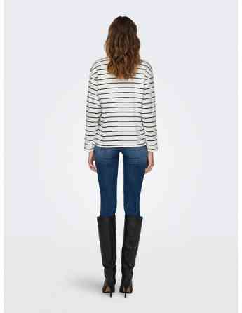 ONLY - ONLLAURA L/S BOXY STRIPE TOP JRS Tbilisi