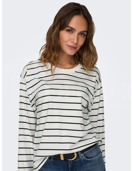 ONLY - ONLLAURA L/S BOXY STRIPE TOP JRS Tbilisi - photo 6