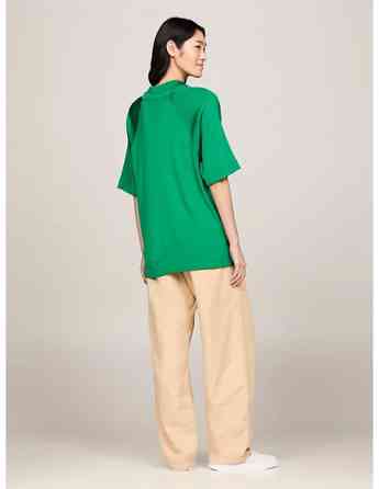 Tommy Hilfiger - RIB OVERSIZED POLO SWEATER თბილისი