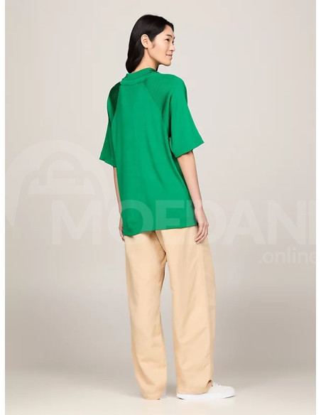 Tommy Hilfiger - RIB OVERSIZED POLO SWEATER თბილისი - photo 3