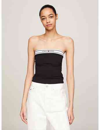 Tommy Jeans - TJW LOGO TAPING TUBE TOP თბილისი