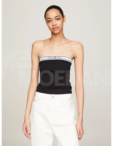 Tommy Jeans - TJW LOGO TAPING TUBE TOP Тбилиси - изображение 3