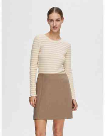 SELECTED FEMME - SLFANNA LS CREW NECK TEE STR NOOS თბილისი