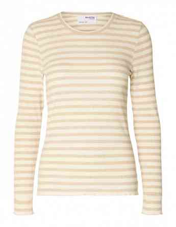 SELECTED FEMME - SLFANNA LS CREW NECK TEE STR NOOS თბილისი