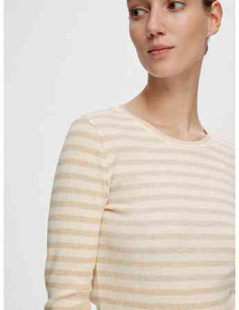 SELECTED FEMME - SLFANNA LS CREW NECK TEE STR NOOS თბილისი