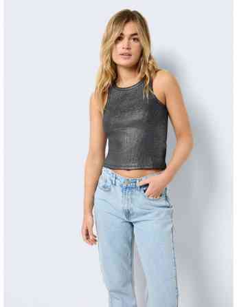 Noisy May - NMMAYA GLITTER COATED  S/L TOP JRS თბილისი