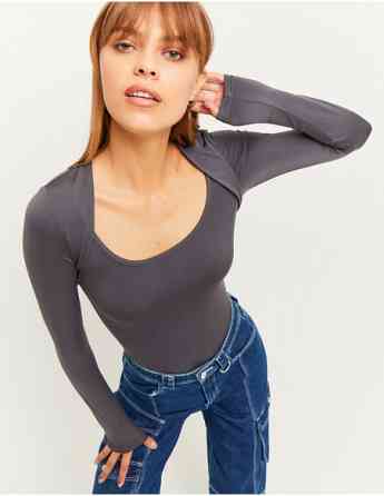 Tally Weijl - GREY BOLERO BODYSUITS თბილისი