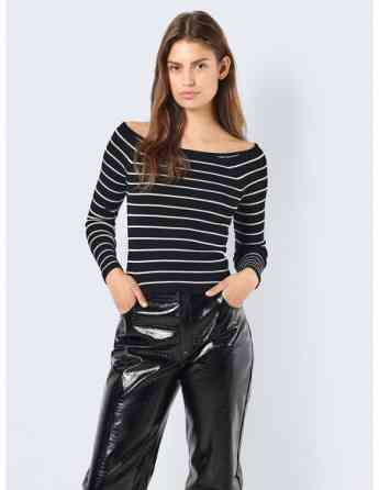 Noisy May - NMJAZ LS OFFSHOULDER KNIT TOP FWD LAB 2 Tbilisi