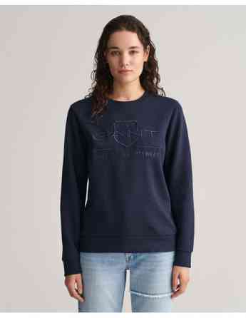 Gant - REG TONAL SHIELD C-NECK SWEAT Tbilisi