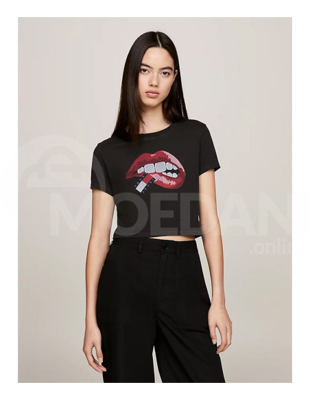 Tommy Jeans - TJW SLIM CRP WASHED TJ LIPS TEE Tbilisi - photo 1